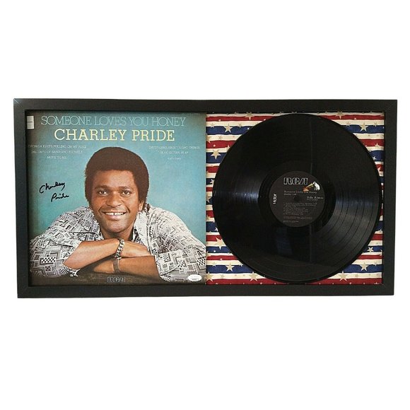 Charley Pride Signed Somebody Loves You Honey Vinyl Record Album JSA Autographed